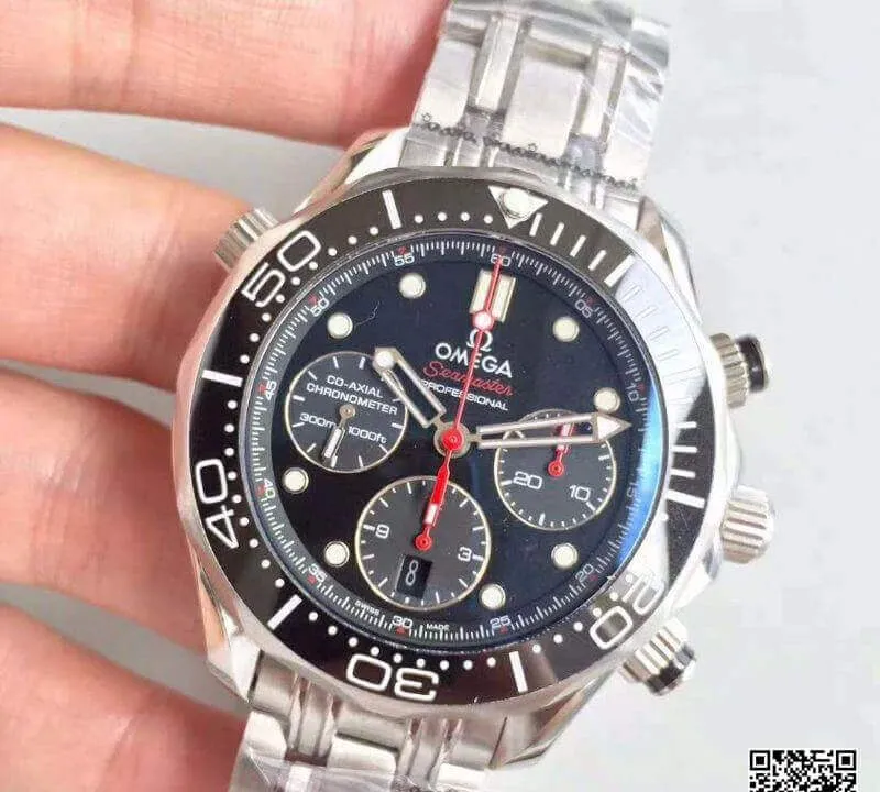 Omega Seamaster Diver Chronograph 212.30.44.50.01.001 1:1 Best Edition Replica Watch Swiss ETA7753